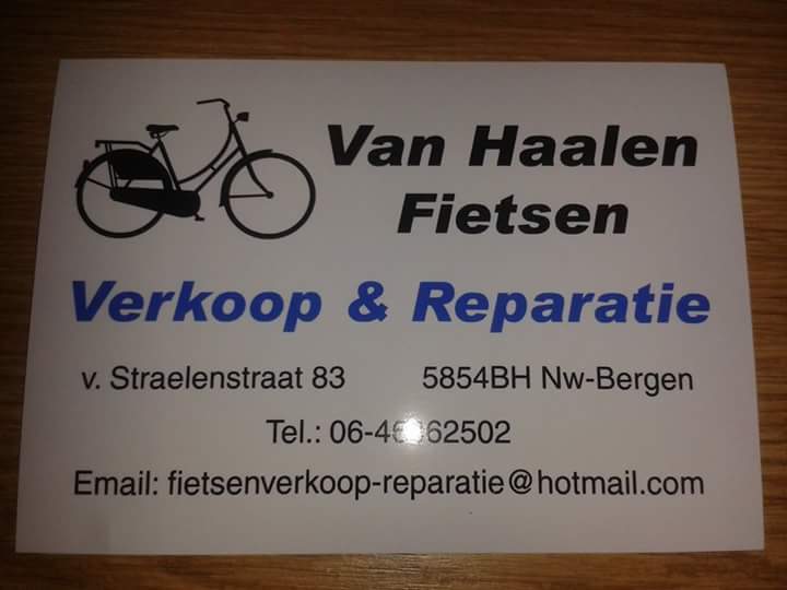 Patrick van Haalen, fietsenmaker in Nieuw-Bergen