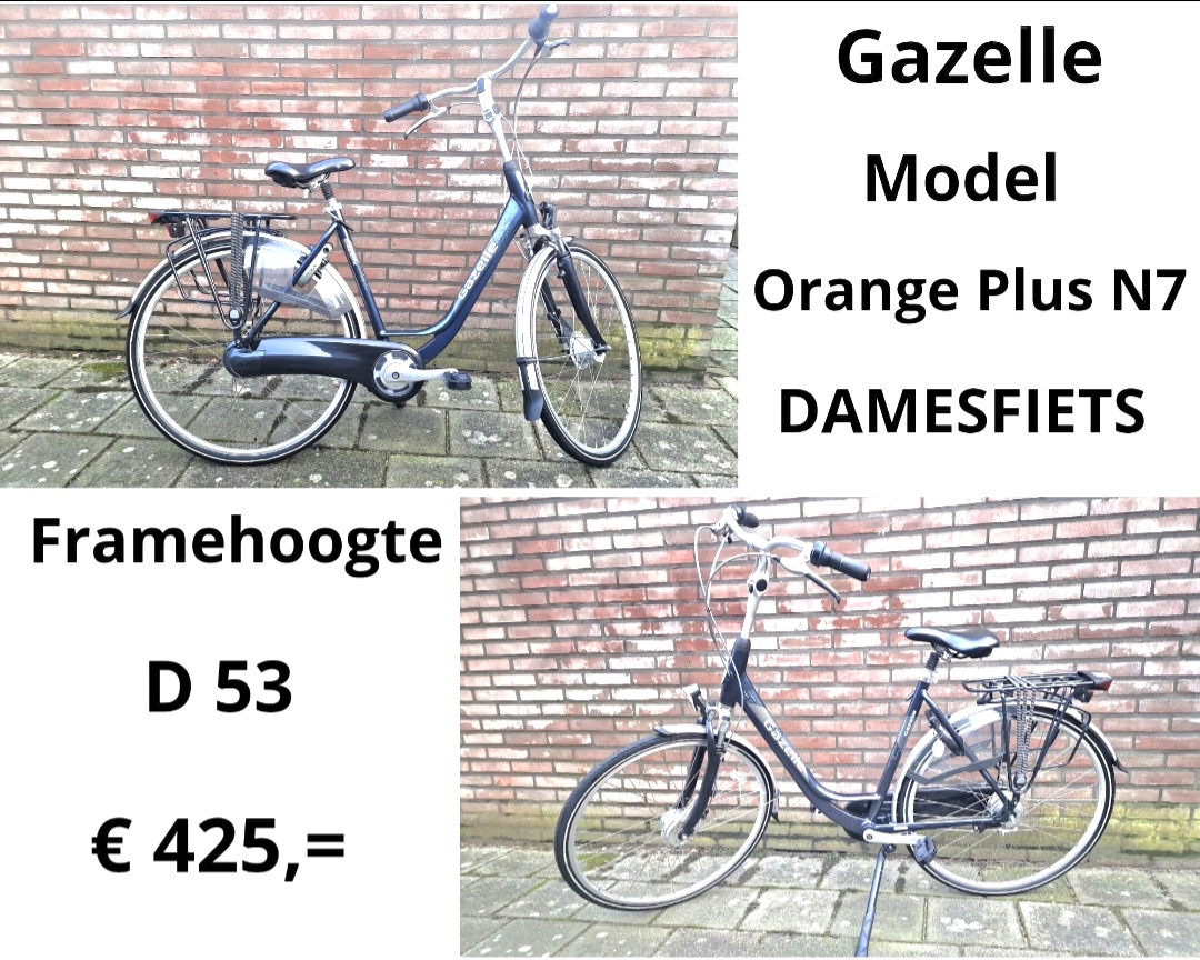 Stadsfiets zwart